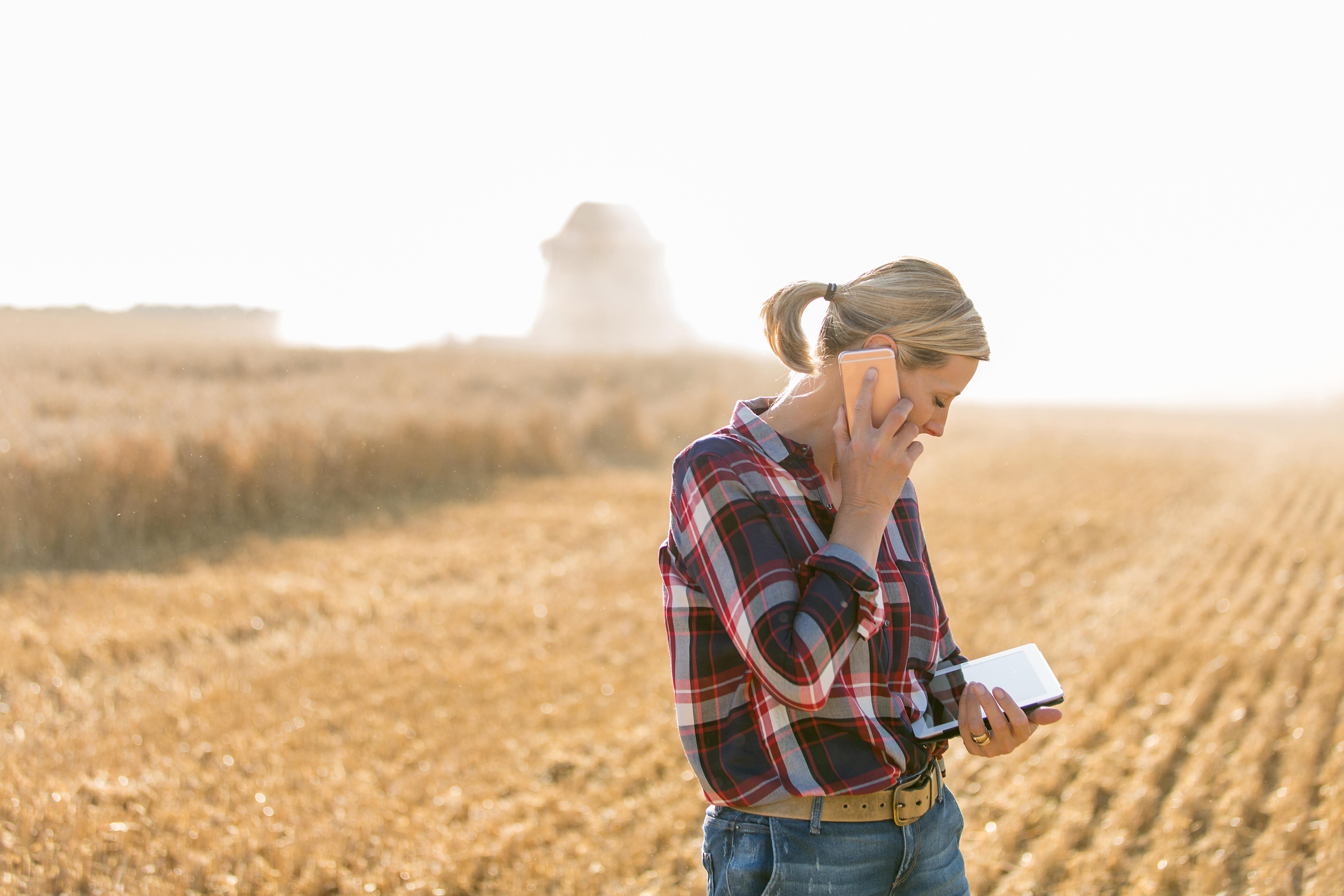 Picture of a women talking on her phone