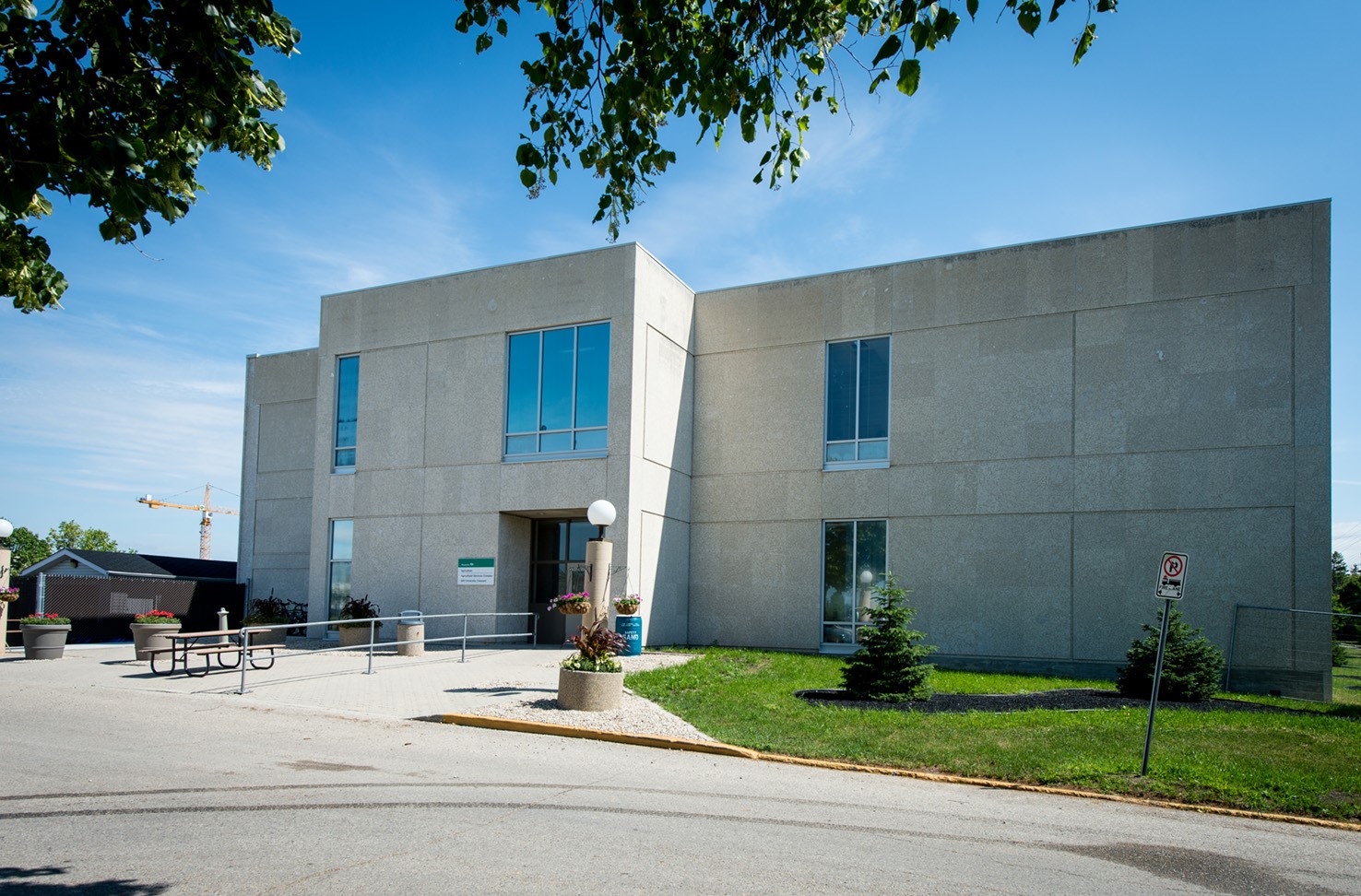 Building of animal health laboratory from outside